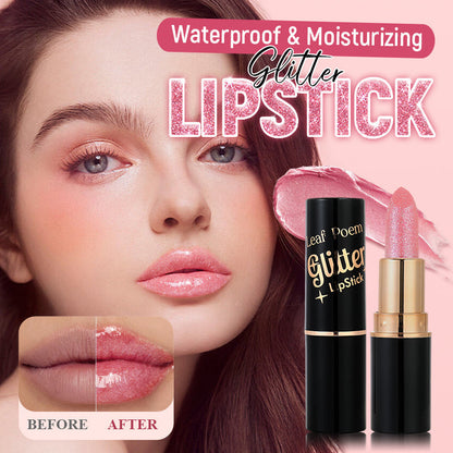 Today's Special - Buy 1 Get 1 Free💋Waterproof & Moisturizing Glitter Lipstick