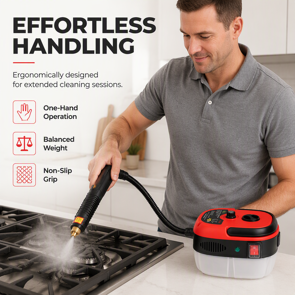 Professional High-Pressure Steam Cleaner for Home & Auto