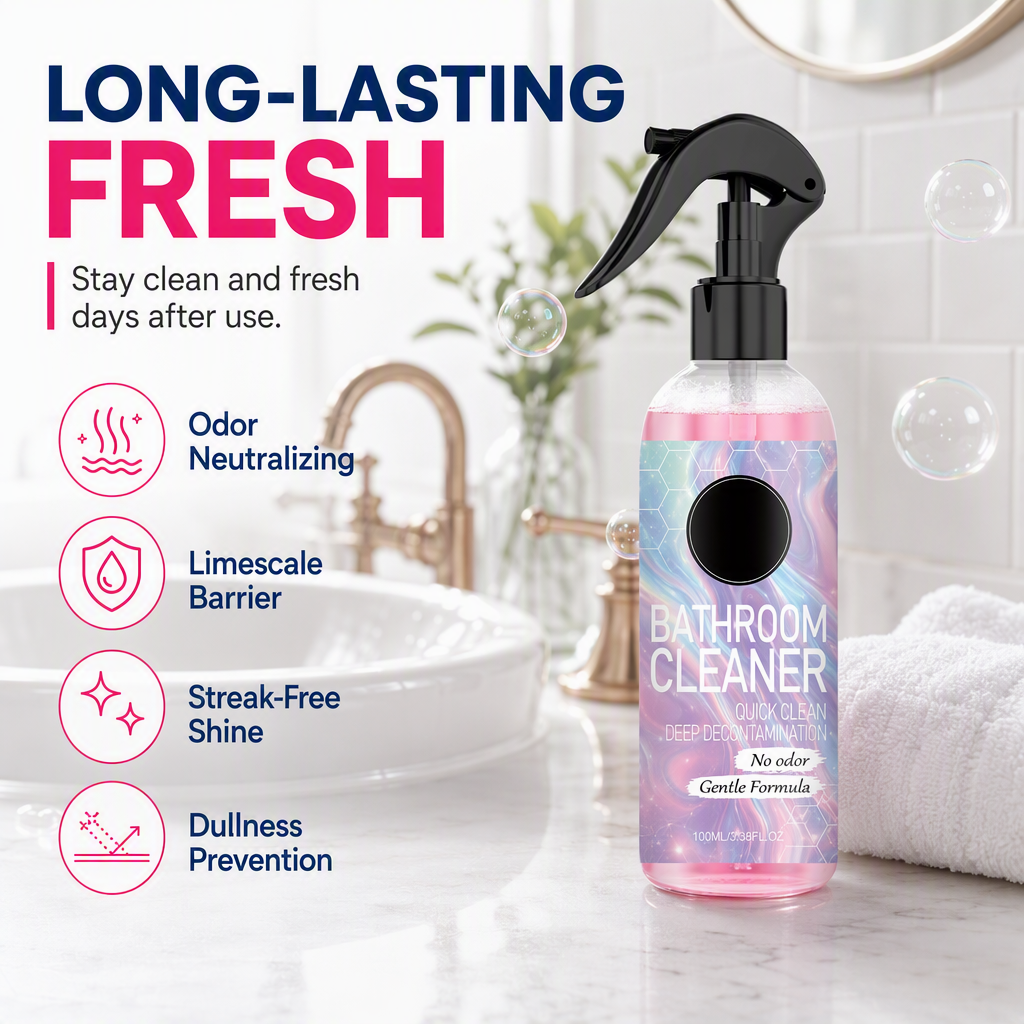 Multi-Surface Bathroom Cleaner for Mold & Limescale