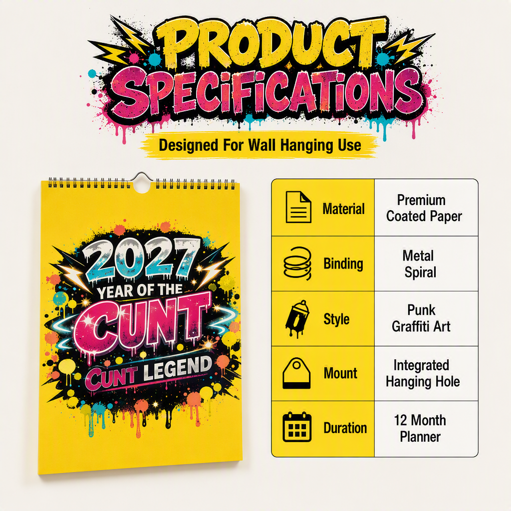 The C.U.N.T. Calendar 2027