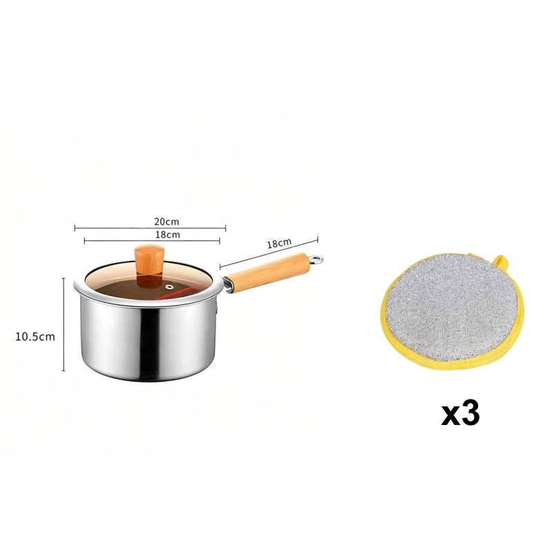 Stainless Steel Fryer Pot With Basket