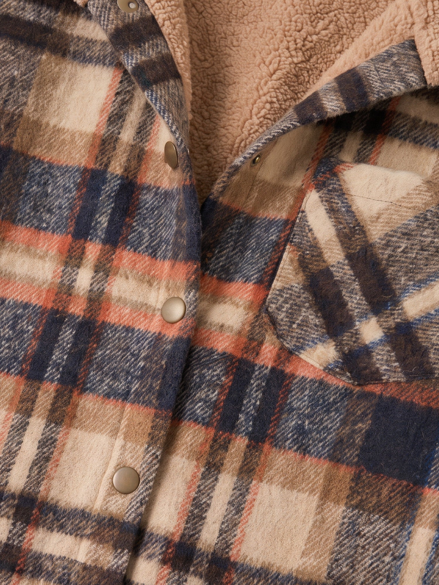 🎉 Last Day Promotion-55% OFF 🧸 Women’s Classic Cozy Plaid Hooded Jacket