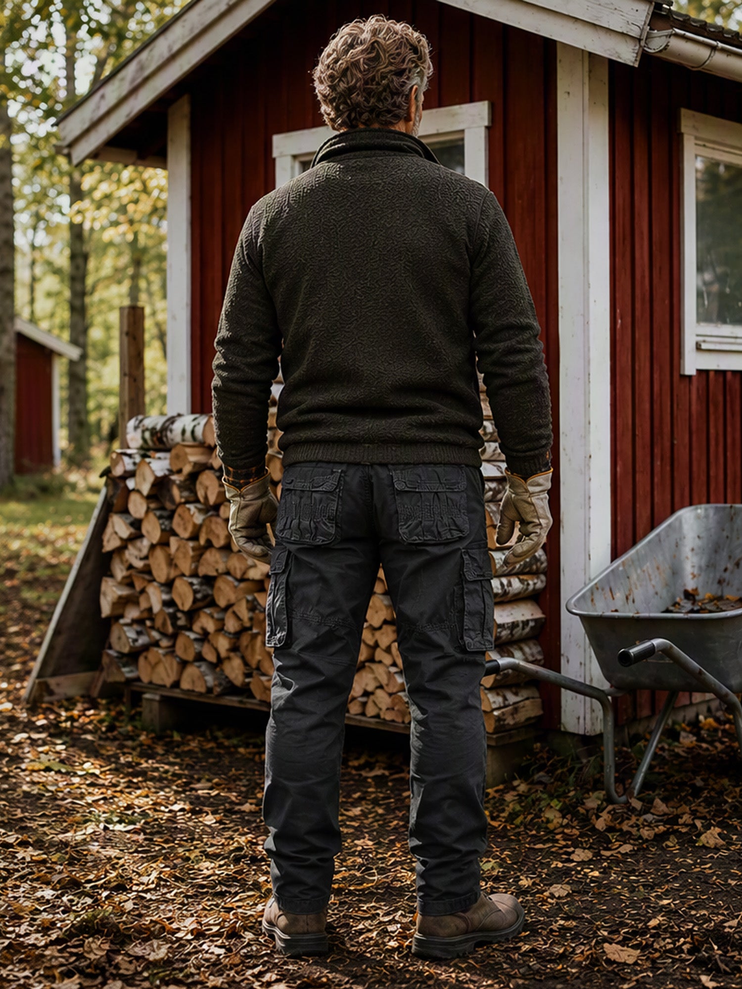 Bästsäljare🔥 👖 Taktiska cargoarbetsbyxor för män – slitstarka med fickor