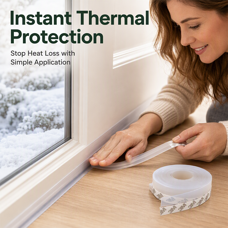 🏆 LAST DAY! JUST 16.99! 🥶 Keep the Cold Out with This 5M Door Seal Strip! 🏡✨