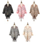 Women's Knitted Tassel Shawl Wrap