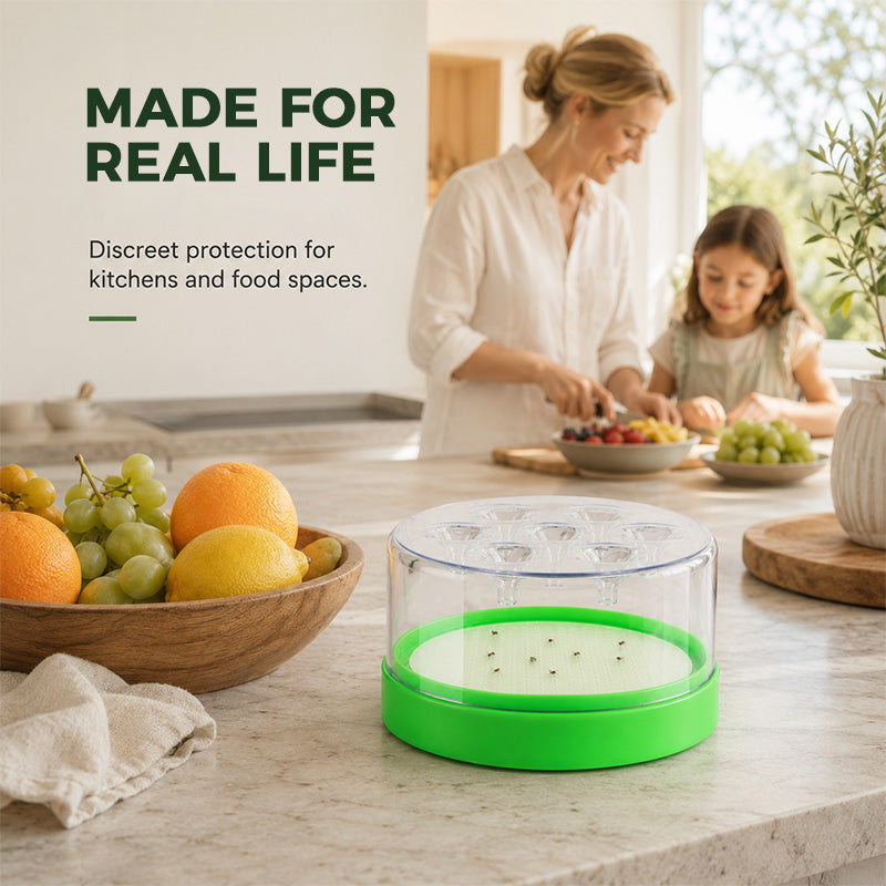 🌿 Reusable Fruit Fly Trap | No Power · No Spray ✅