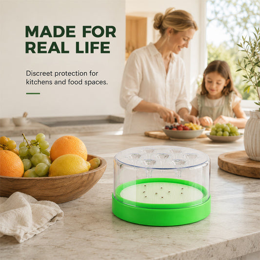 🌿 Reusable Fruit Fly Trap | No Power · No Spray ✅