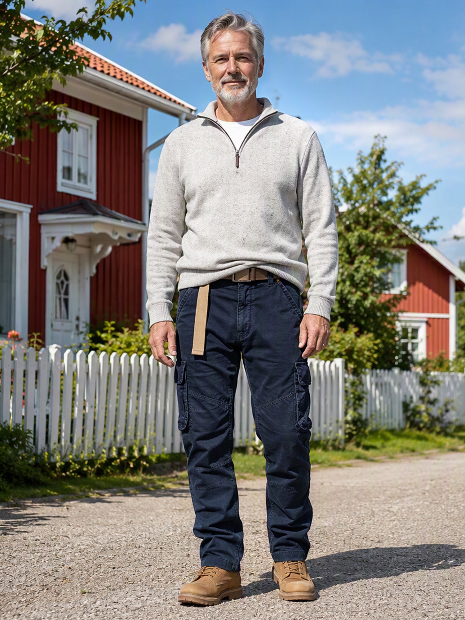 Bästsäljare🔥 👖 Taktiska cargoarbetsbyxor för män – slitstarka med fickor