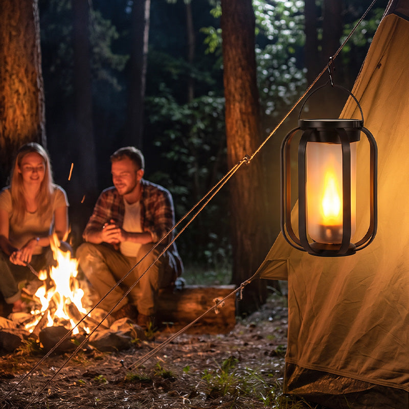 Solar Powered Flickering Flame Lantern 