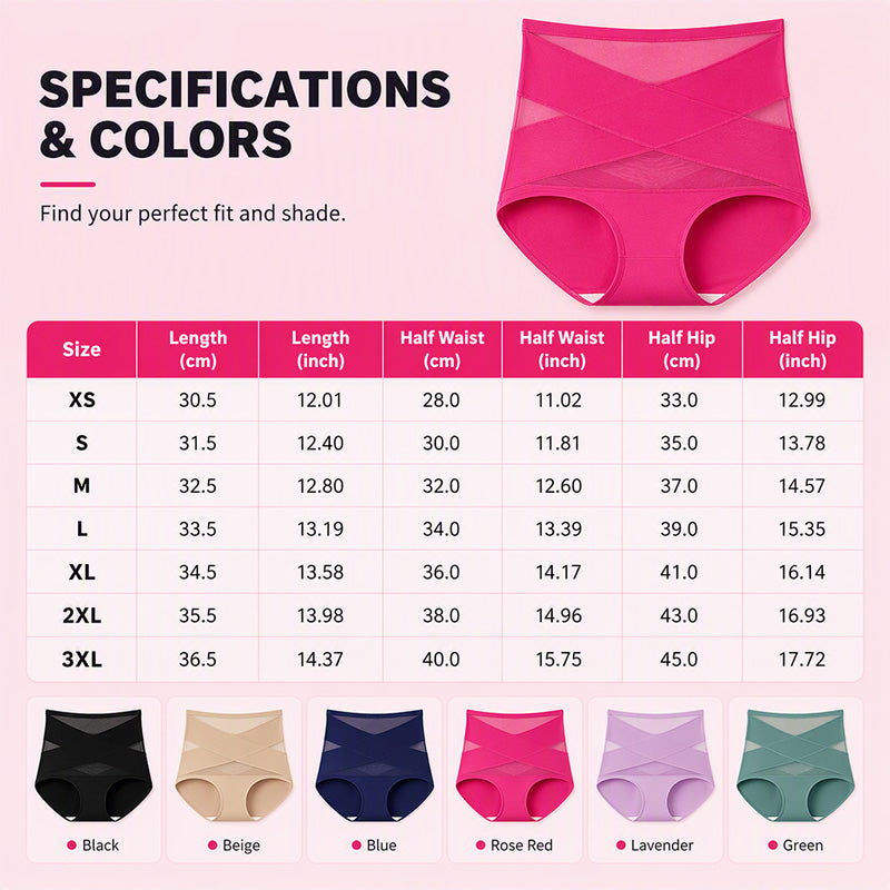 Women's High-Waisted Tummy Control Underwear