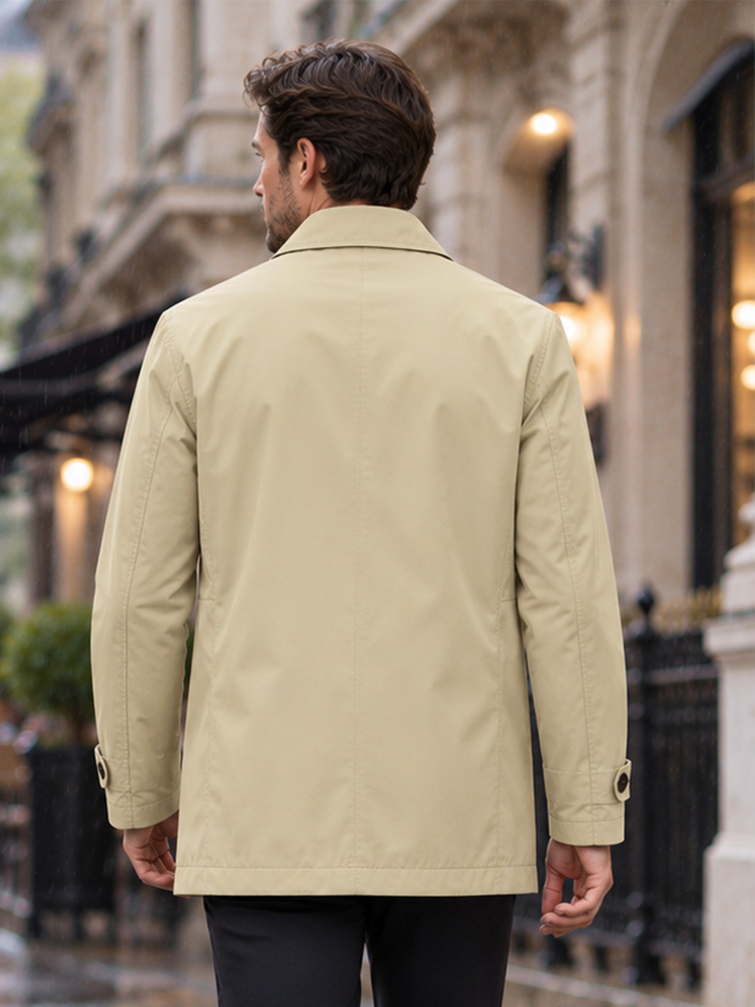 ✨Men's Waterproof Mid-Length Trench Coat✨𝘉𝘶𝘺 𝘢𝘯𝘺 2 𝘢𝘯𝘥 𝘨𝘦𝘵 𝘢𝘯 𝘦𝘹𝘵𝘳𝘢 8% 𝘥𝘪𝘴𝘤𝘰𝘶𝘯𝘵【FREE SHIPPING】