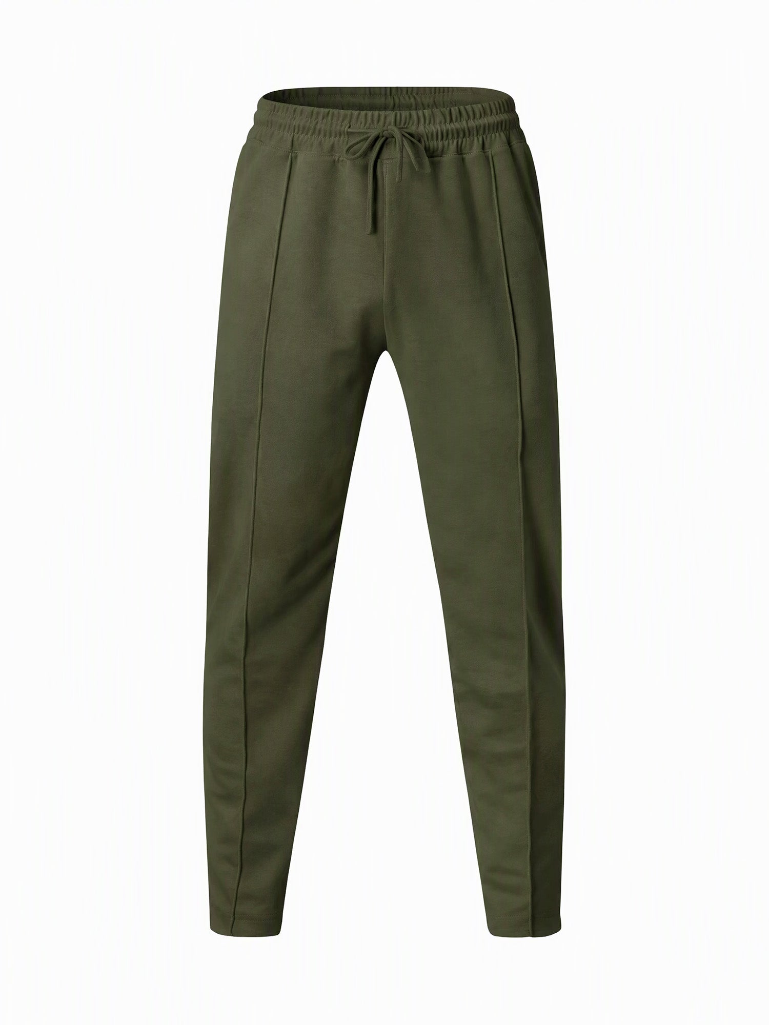 Men's Drawstring Waist Straight-Leg Pants