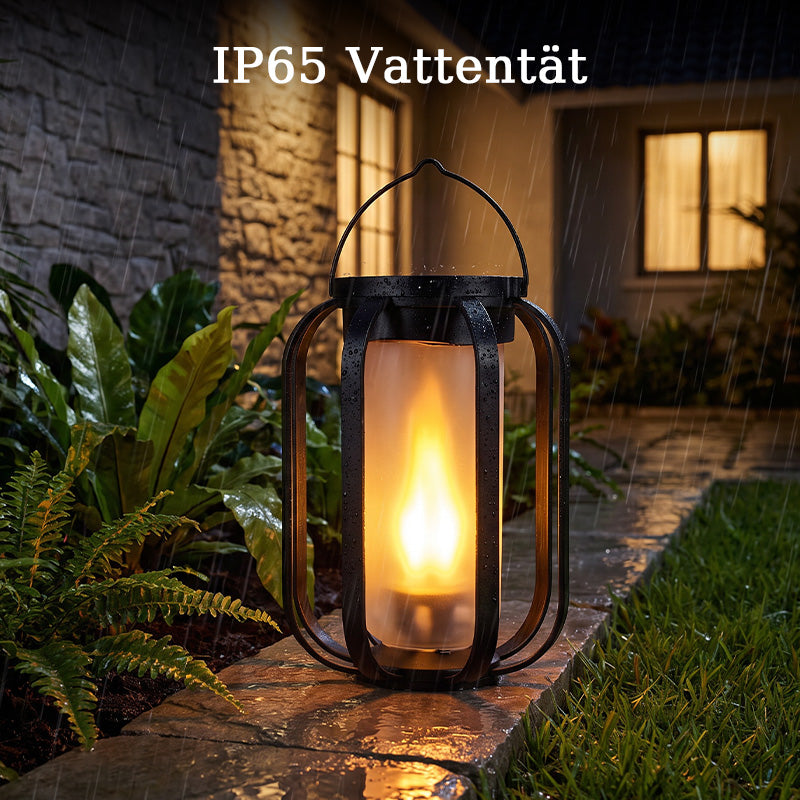 Solar Powered Flickering Flame Lantern 