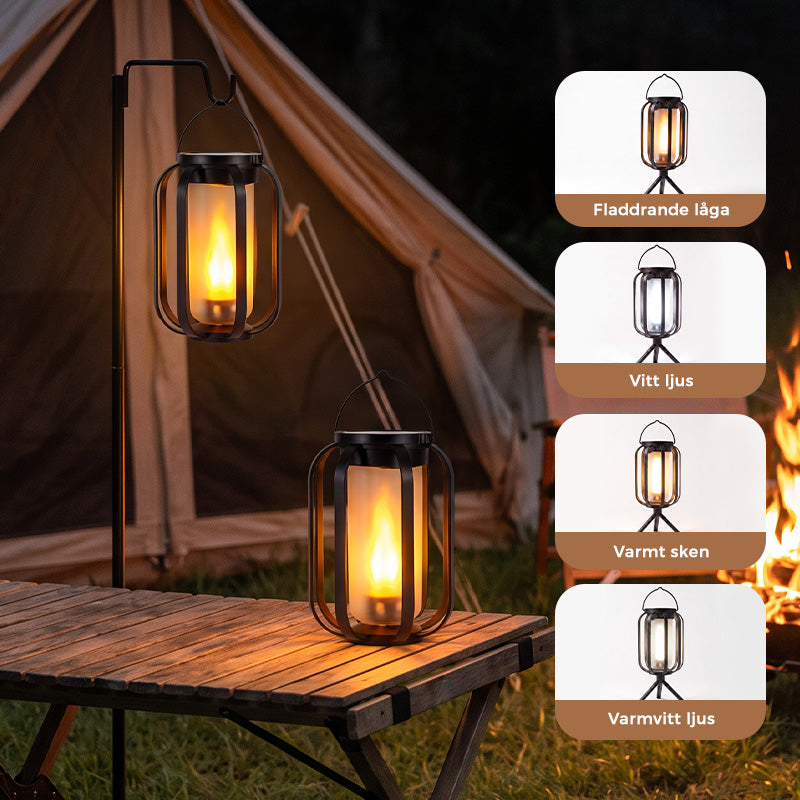 Solar Powered Flickering Flame Lantern 