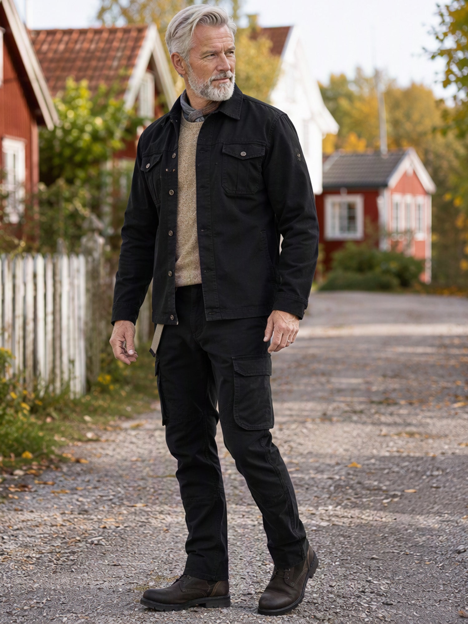 Bästsäljare🔥 👖 Taktiska cargoarbetsbyxor för män – slitstarka med fickor