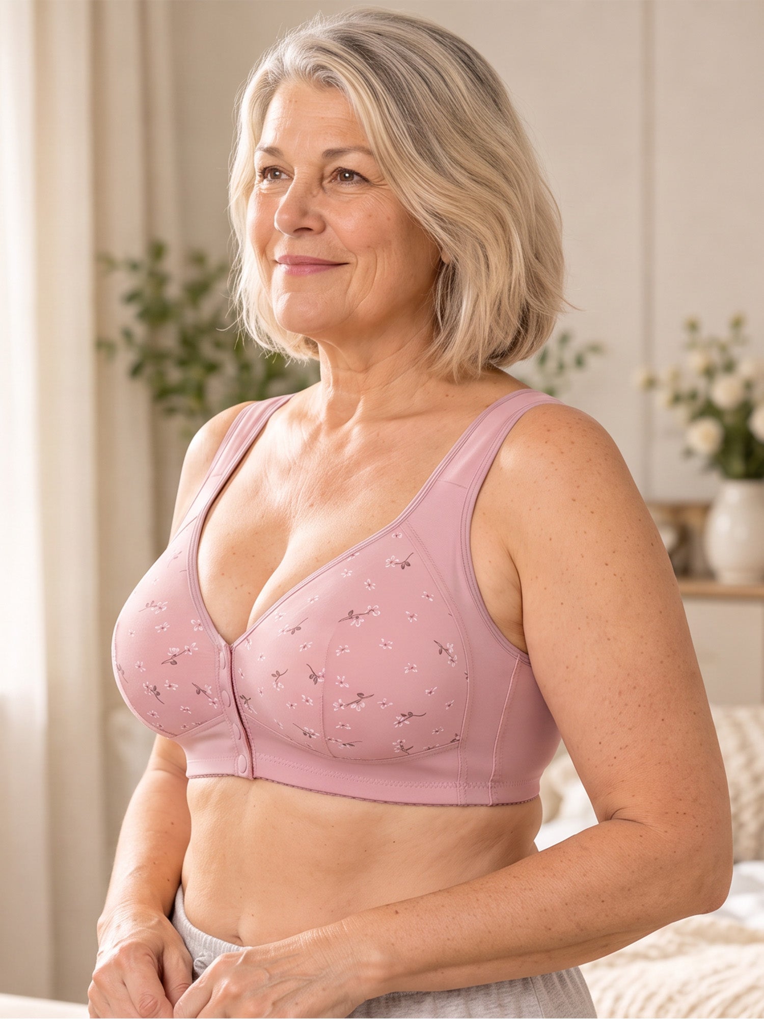 👙 50% OFF NOW ! ✨ Front Button Bra – Clip in the Front, Comfort All Day. 🎀