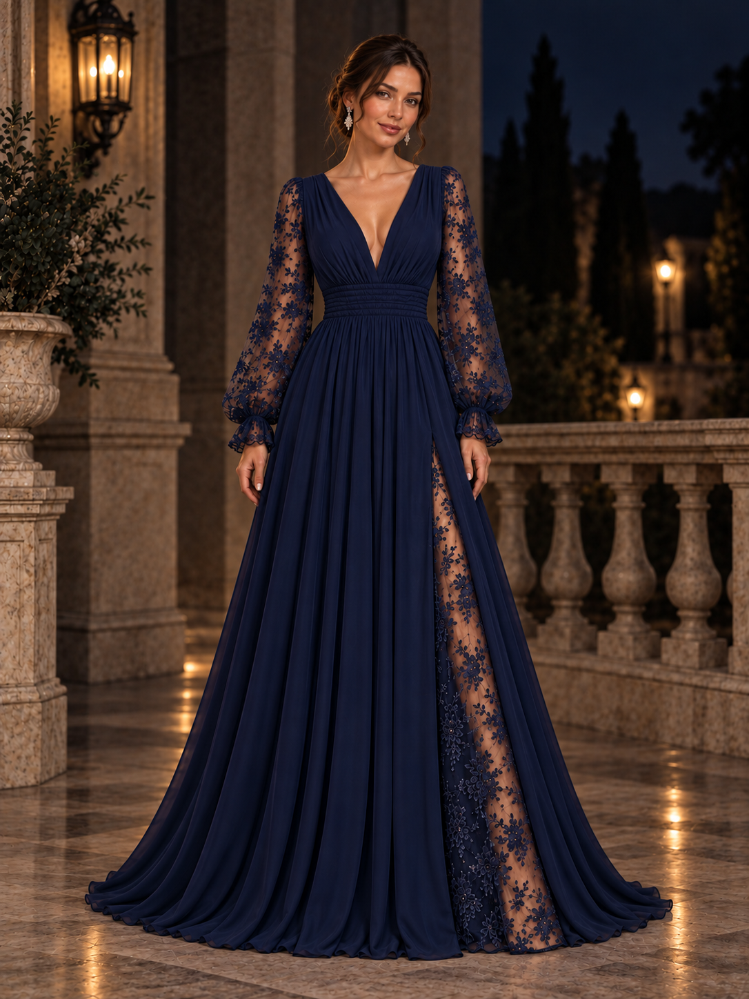 navy blue l