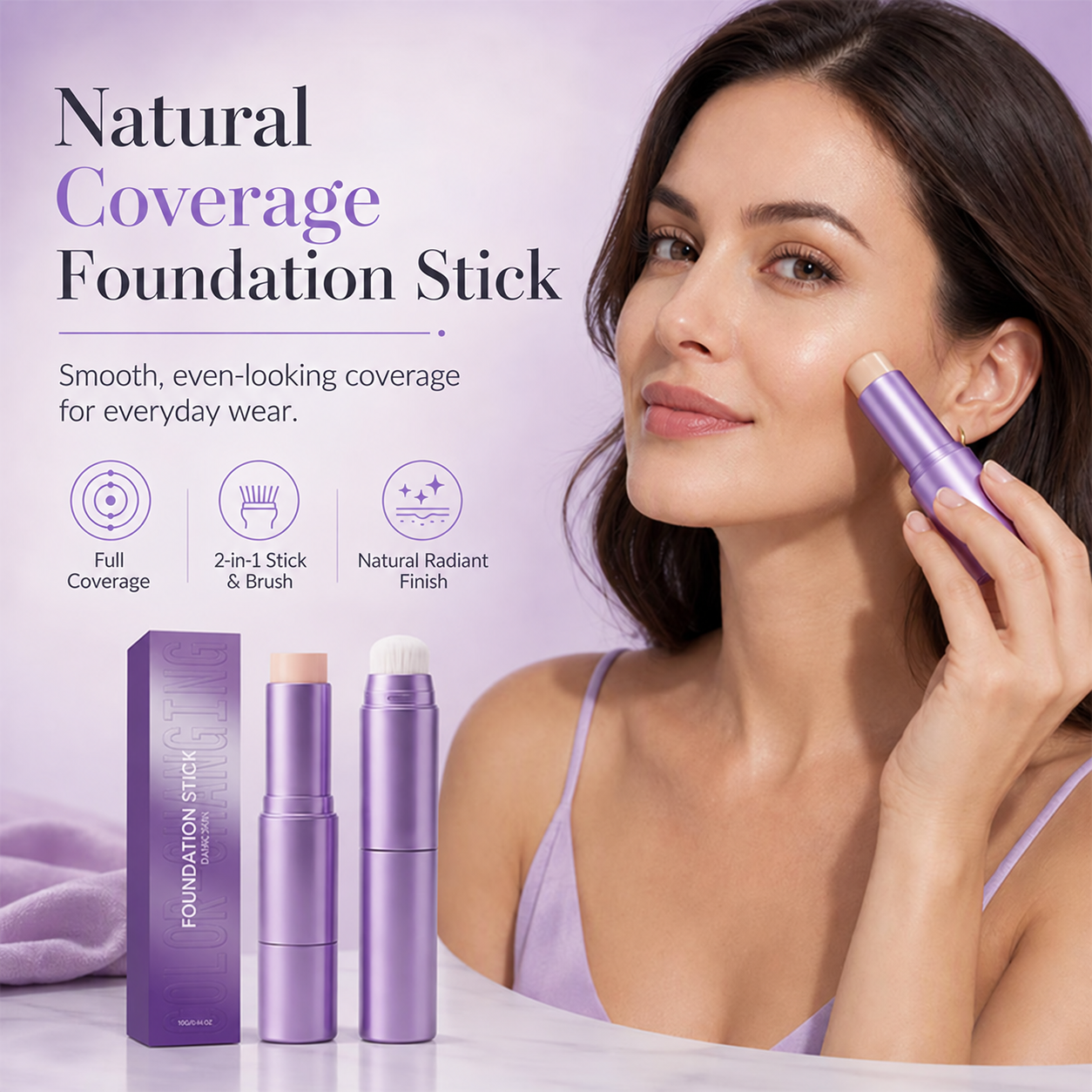 2-in-1 Color-Changing Foundation Stick