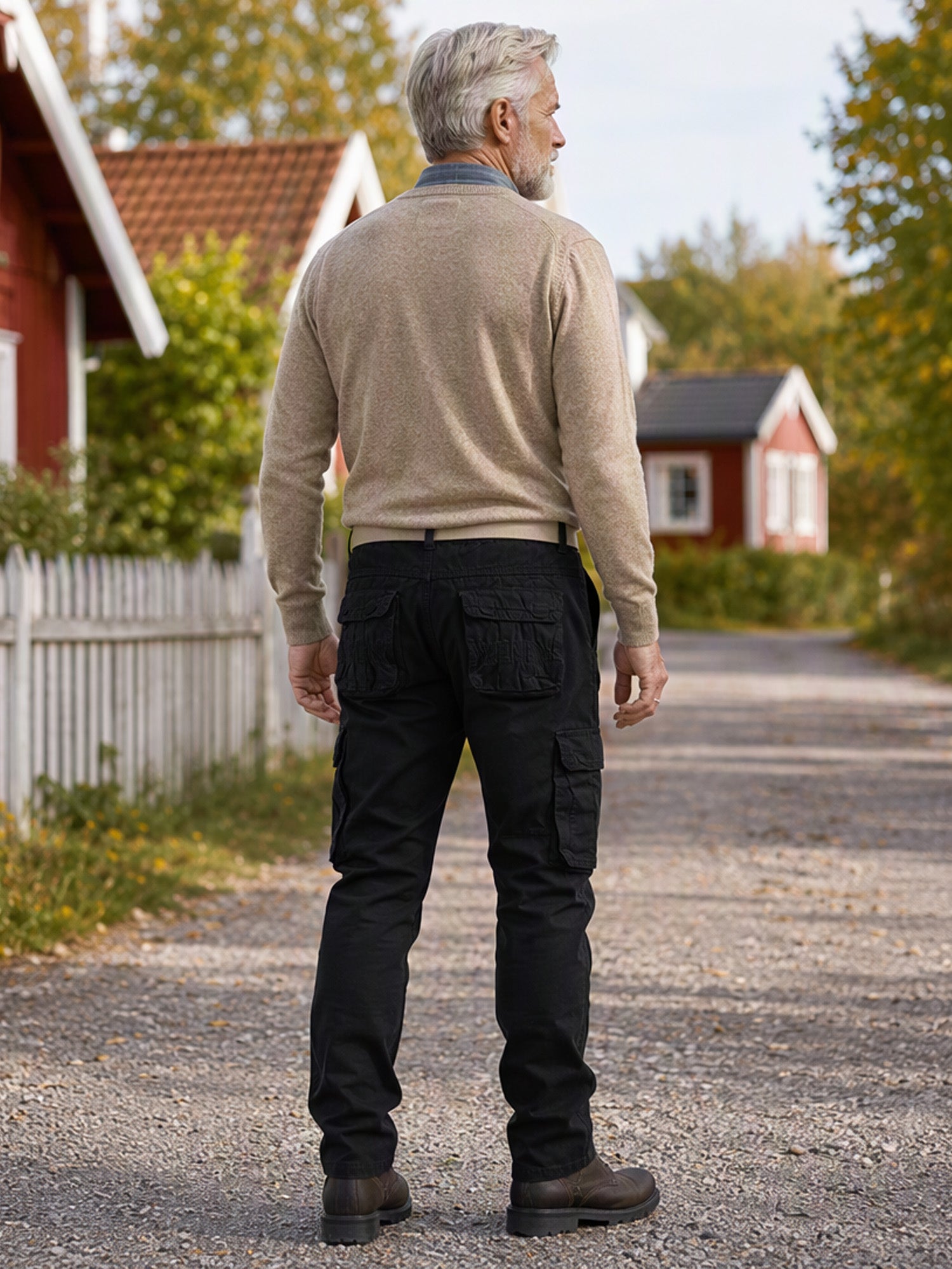 Bästsäljare🔥 👖 Taktiska cargoarbetsbyxor för män – slitstarka med fickor