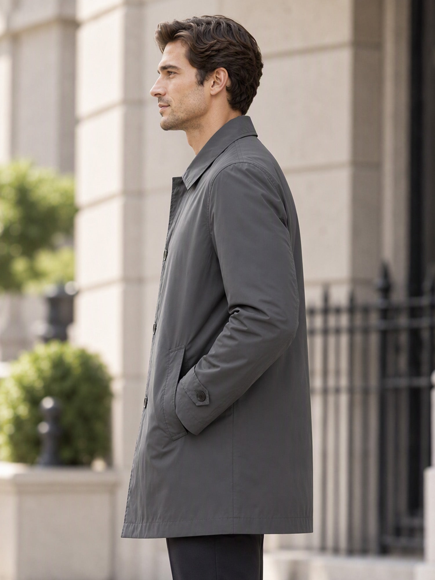 ✨Men's Waterproof Mid-Length Trench Coat✨𝘉𝘶𝘺 𝘢𝘯𝘺 2 𝘢𝘯𝘥 𝘨𝘦𝘵 𝘢𝘯 𝘦𝘹𝘵𝘳𝘢 8% 𝘥𝘪𝘴𝘤𝘰𝘶𝘯𝘵【FREE SHIPPING】