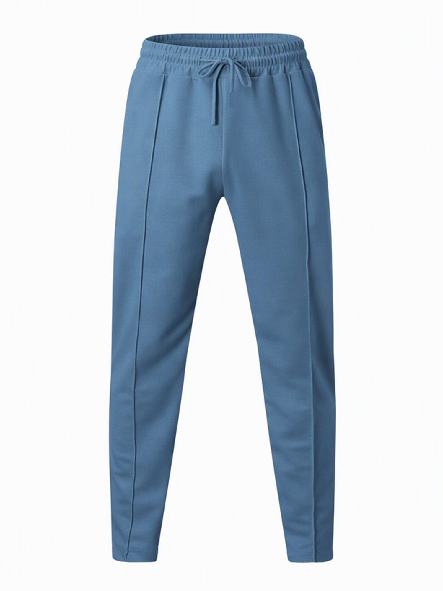 Men's Drawstring Waist Straight-Leg Pants