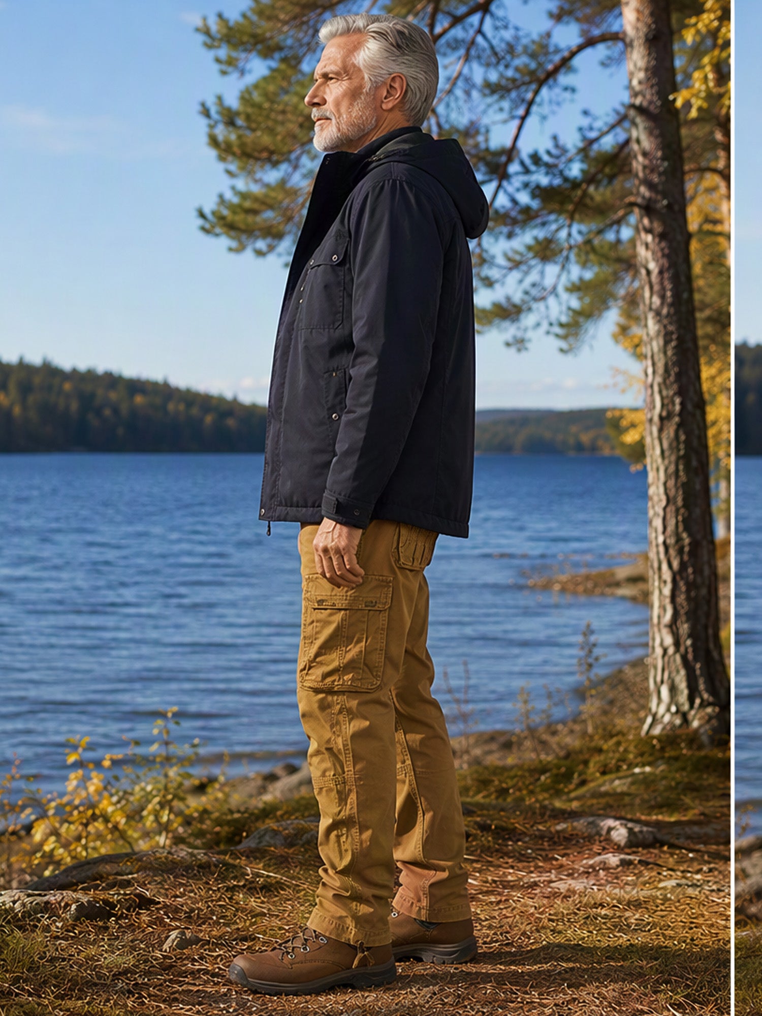 Bästsäljare🔥 👖 Taktiska cargoarbetsbyxor för män – slitstarka med fickor
