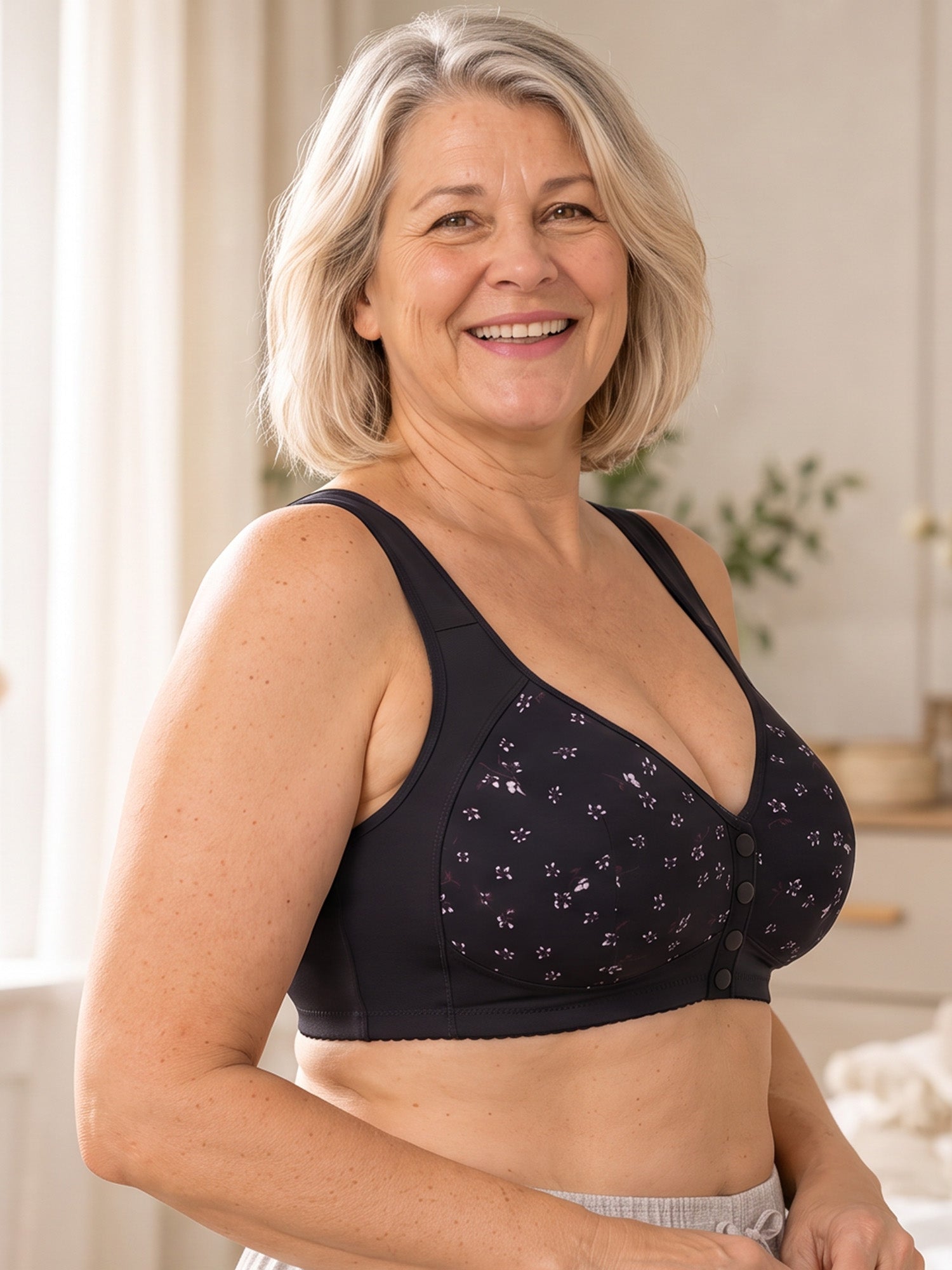 👙 50% OFF NOW ! ✨ Front Button Bra – Clip in the Front, Comfort All Day. 🎀