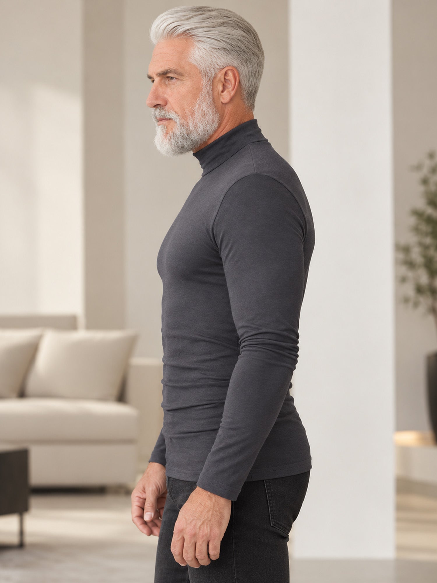 🔥Cotton High-necked Thermal T-shirt