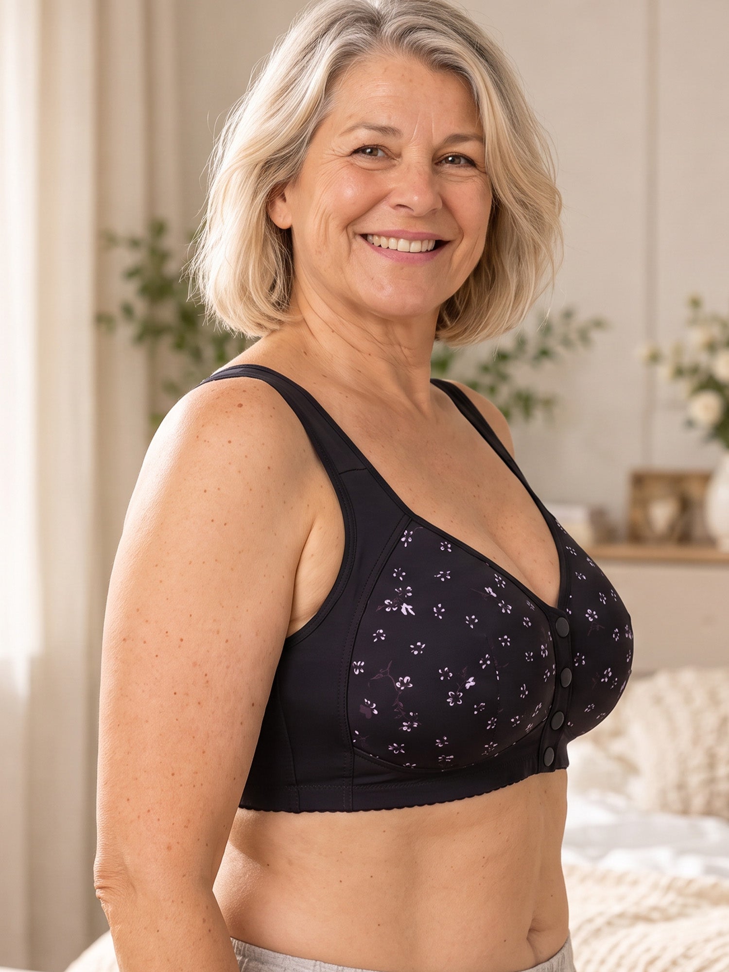 👙 50% OFF NOW ! ✨ Front Button Bra – Clip in the Front, Comfort All Day. 🎀