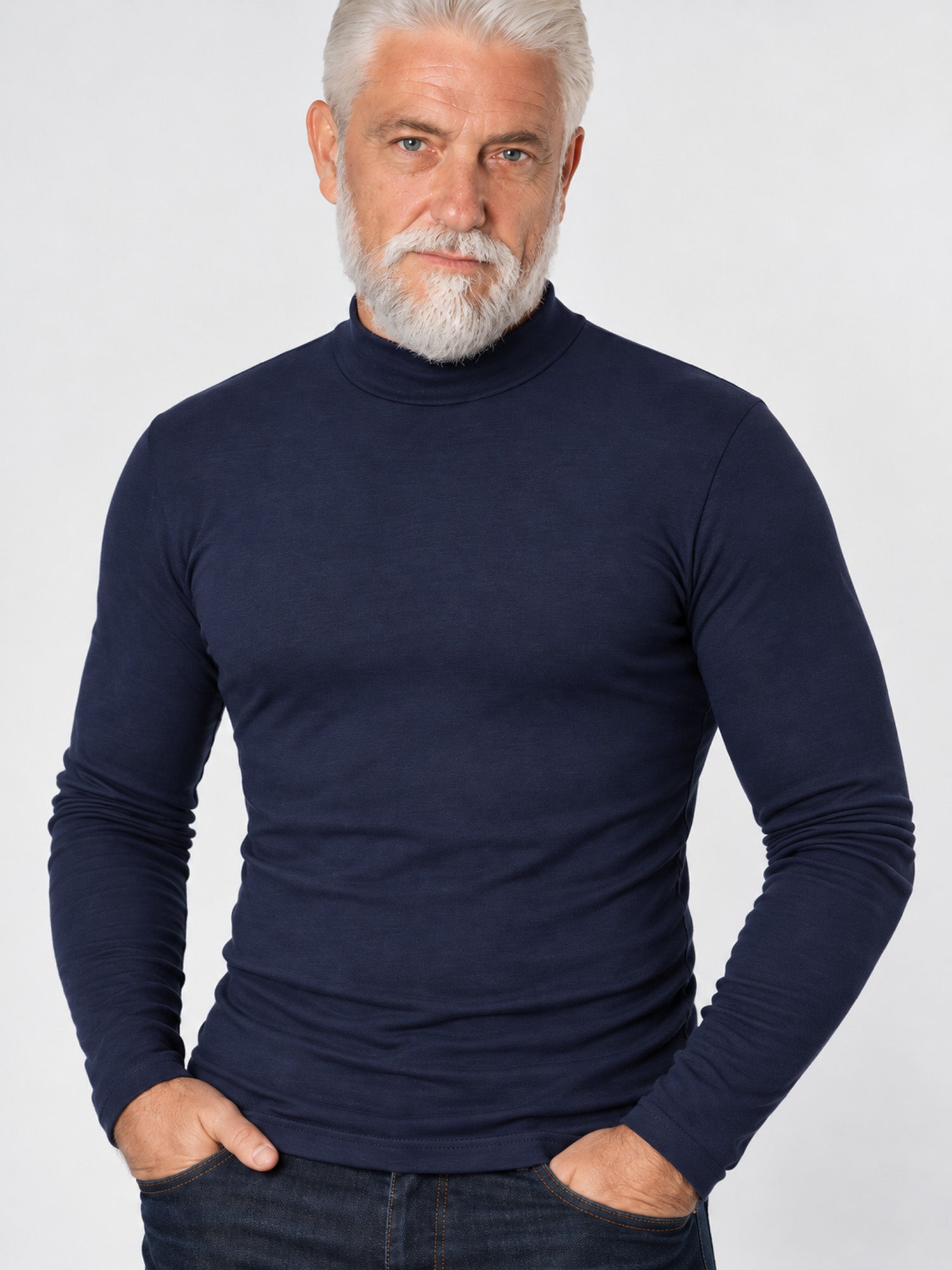 🔥Cotton High-necked Thermal T-shirt
