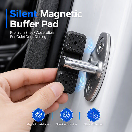 4-Piece Magnetic Car Door Lock Shock-Absorbing Pads