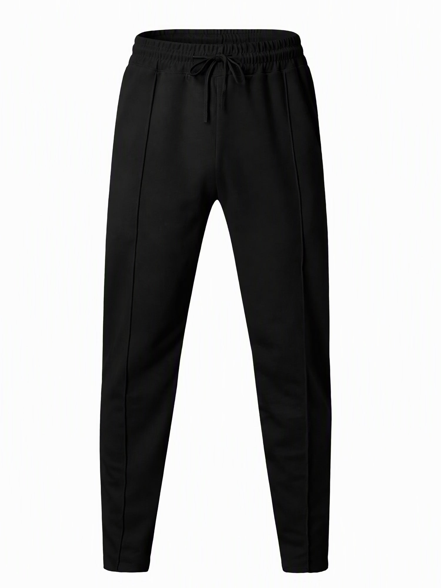 Men's Drawstring Waist Straight-Leg Pants