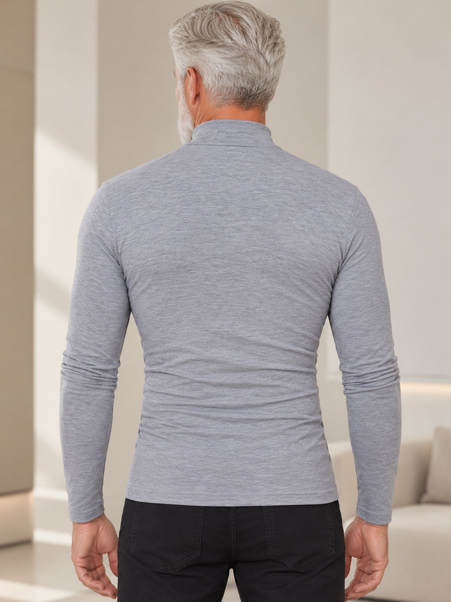 🔥Cotton High-necked Thermal T-shirt