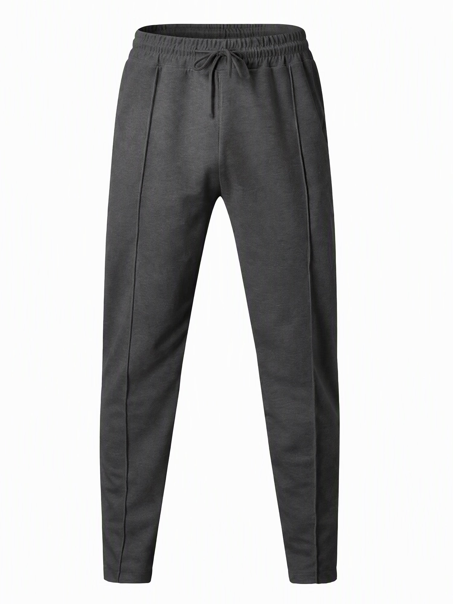 Men's Drawstring Waist Straight-Leg Pants