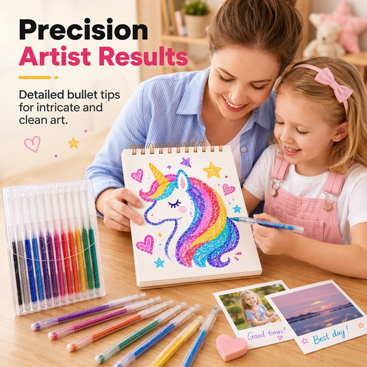 🎅Christmas Gift idea 50%OFF -🎁Glitter Gel Pen Set