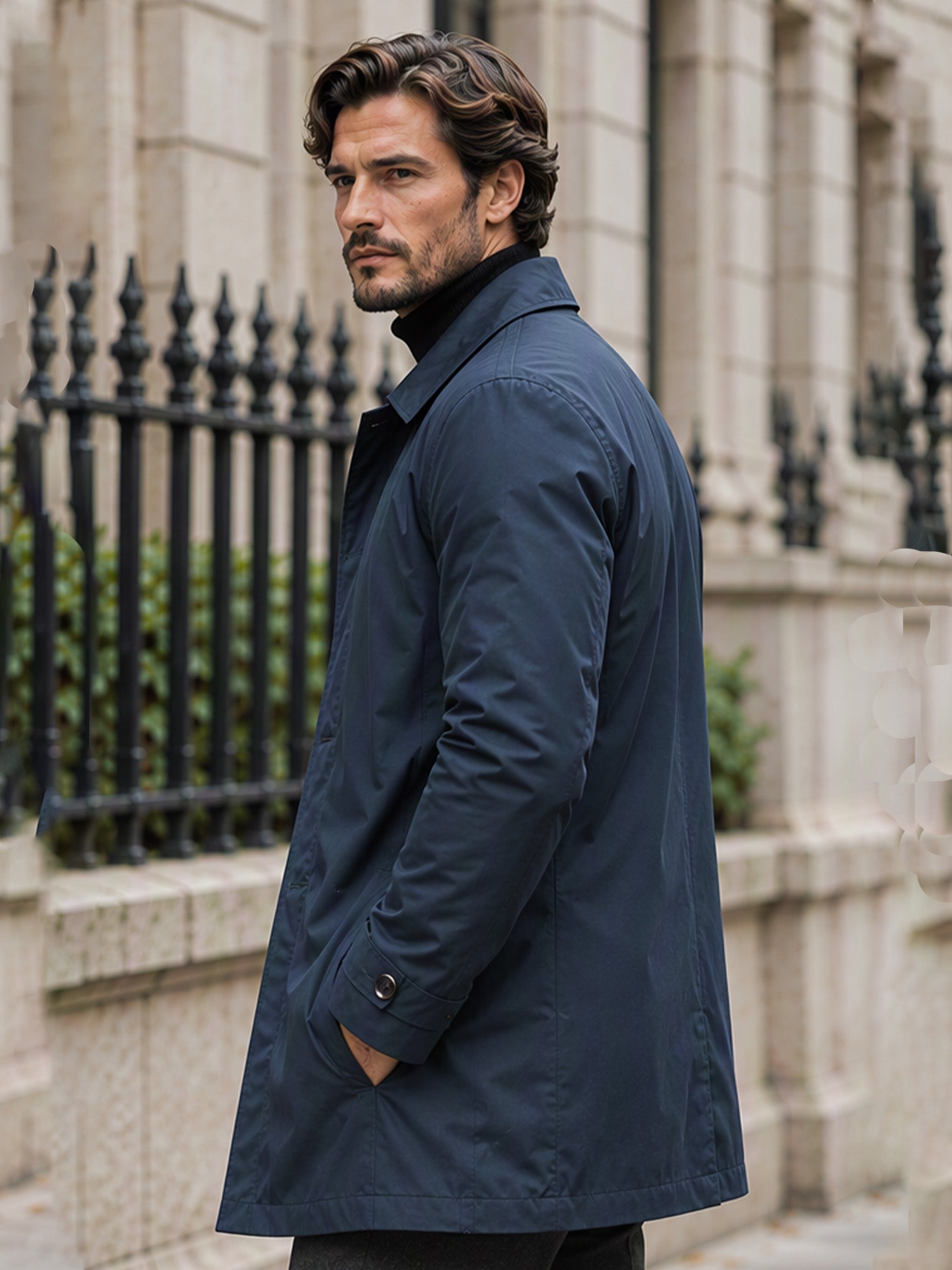 ✨Men's Waterproof Mid-Length Trench Coat✨𝘉𝘶𝘺 𝘢𝘯𝘺 2 𝘢𝘯𝘥 𝘨𝘦𝘵 𝘢𝘯 𝘦𝘹𝘵𝘳𝘢 8% 𝘥𝘪𝘴𝘤𝘰𝘶𝘯𝘵【FREE SHIPPING】
