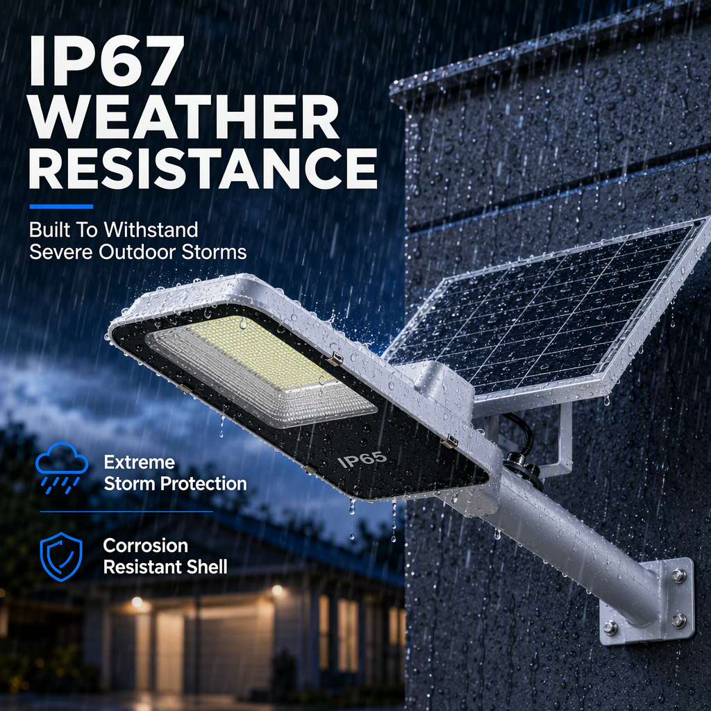 Super bright waterproof street solar light