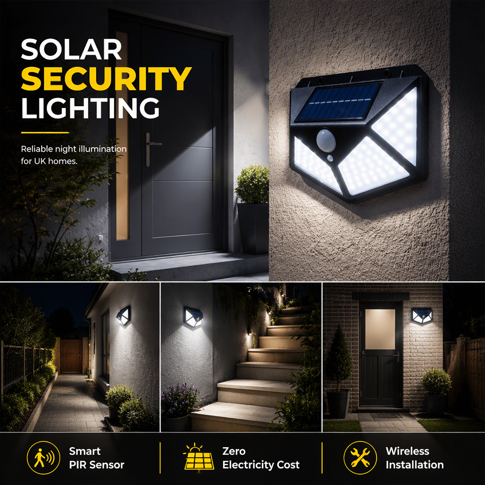 🌞LIMITED-TIME 50% OFF! ⏰ Motion Sensor Solar Lights – Bright Outdoor Lighting, Light Up Paths, Gardens & Driveways Automatically ✨