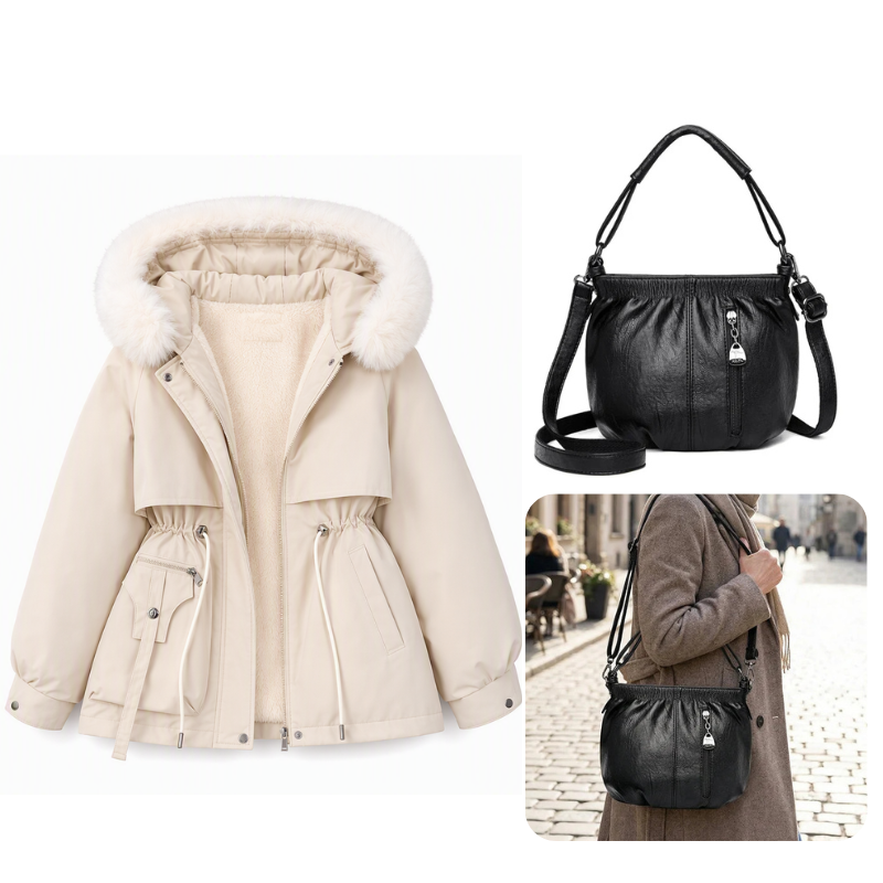 Women's Winter Faux Fur Padded Parka
