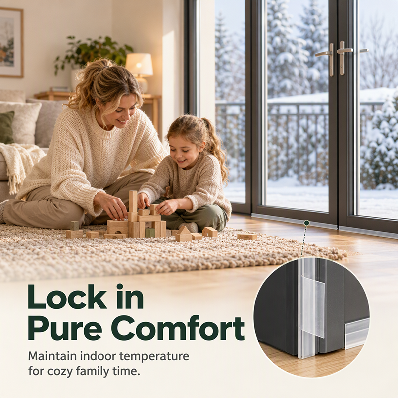 🏆 LAST DAY! JUST 16.99! 🥶 Keep the Cold Out with This 5M Door Seal Strip! 🏡✨