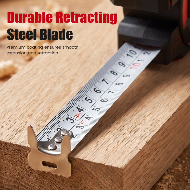 2-in-1 Tape Measure with Laser Guide