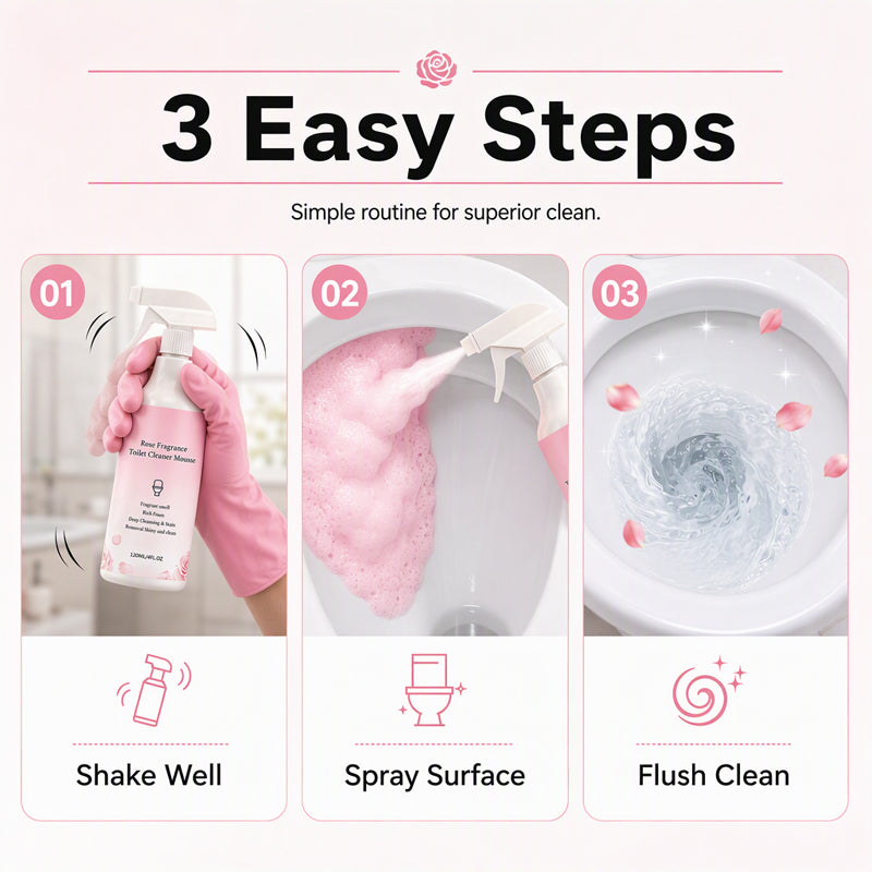 ⏳🔥 LIMITED-TIME 50% OFF! 🧼 Multi-Purpose Bathroom Cleaner Spray – Tackles Limescale, Soap Scum & Grime