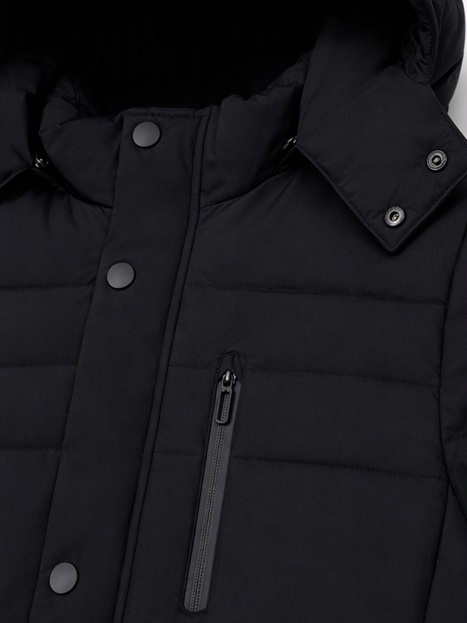 Men's Mid-Length Winter Padded Thickened Business Casual Cotton Coat for Middle-Aged Men