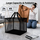 🎁 Transparent Fabric Storage Box | Foldable Closet Organizer – Perfect for Clothes, Toys, Blankets & More! 🧸👕📦
