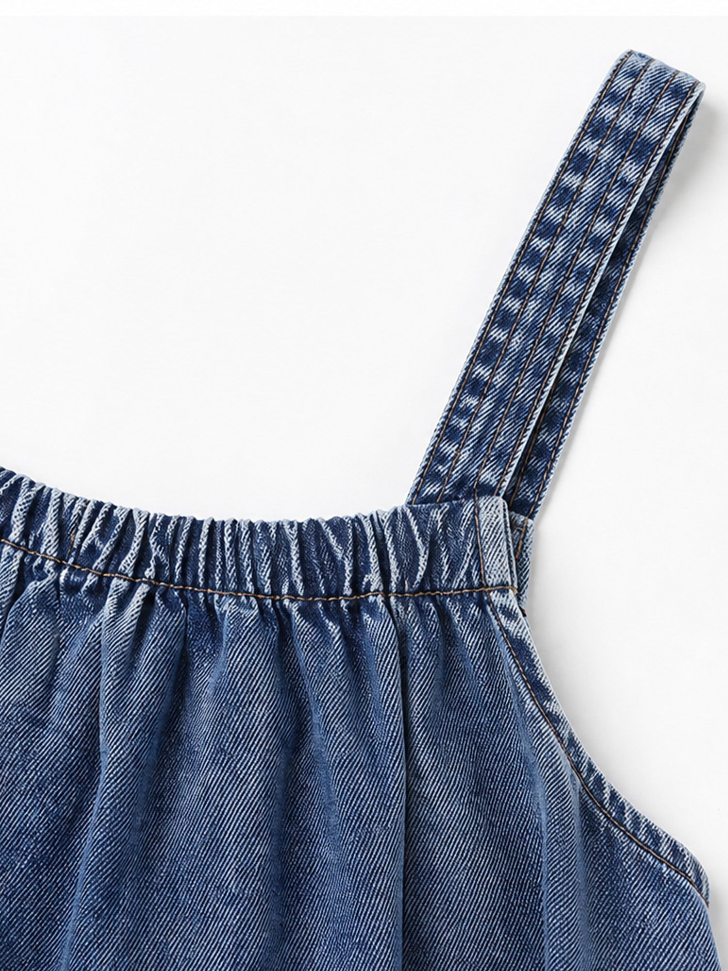 👗 Relaxed Denim, Freedom to Move | Women's Oversized Suspender Maxi Dress