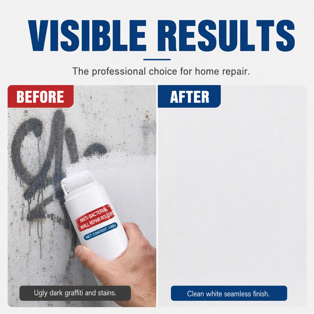 All-in-One Wall Repair Paste with Roller Brush