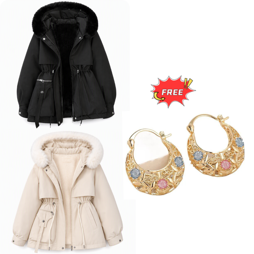 Women's Winter Faux Fur Padded Parka