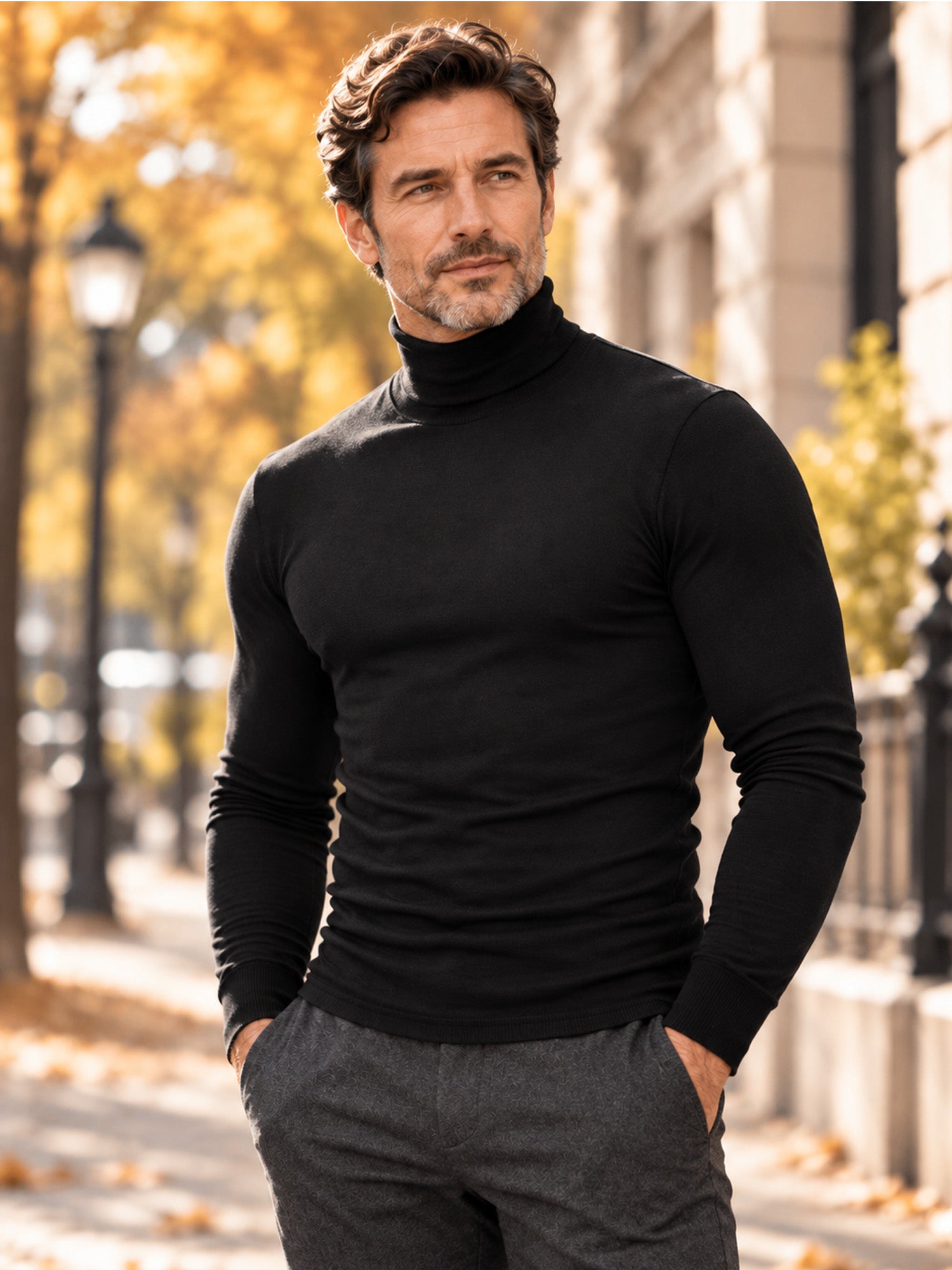 🔥Cotton High-necked Thermal T-shirt