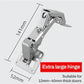 Cabinet hinges - Easy installation of bridge-shaped door hinges