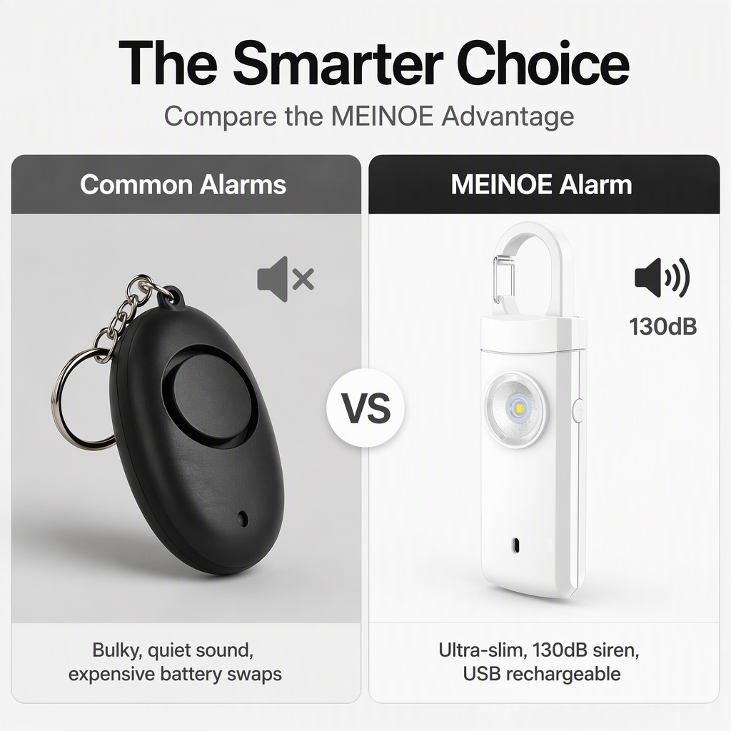 🚨 Rechargeable Personal Safety Alarm